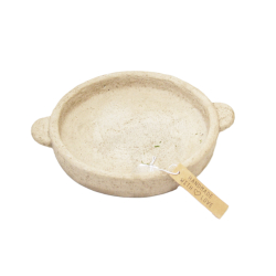 Patera betonowa podstawka 20cm Beżowa